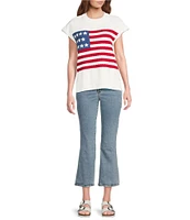 Anna & Ava Flag Knitted Pullover