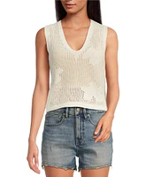 Anna & Ava Flower Knit Tank