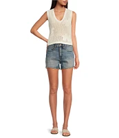 Anna & Ava Flower Knit Tank