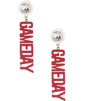 Anna & Ava Gameday Stone Statement Drop Earrings