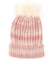 Anna & Ava Metallic Space Dye Knit Beanie