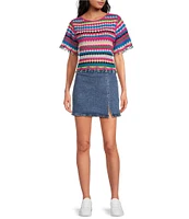 Anna & Ava Crochet Fringe Poncho
