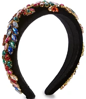 Anna & Ava Multi Stone Velvet Headband