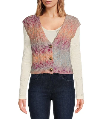 Anna & Ava Ombre Knit Vest