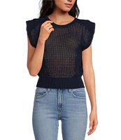Anna & Ava Open Knit Poncho