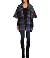 Anna & Ava Oversized Plaid Kimono Jacket