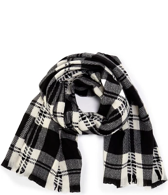 Anna & Ava Plaid Oblong Scarf Wrap