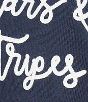 Anna & Ava Stars and Stripes Knitted Pullover