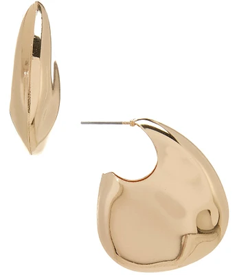 Anna & Ava Textured 3D Teardrop Sculptural Drop Earrings