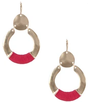 Anna & Ava Thread Wrap Orbital Earrings