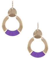 Anna & Ava Thread Wrap Orbital Earrings