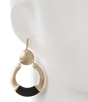 Anna & Ava Thread Wrap Orbital Earrings