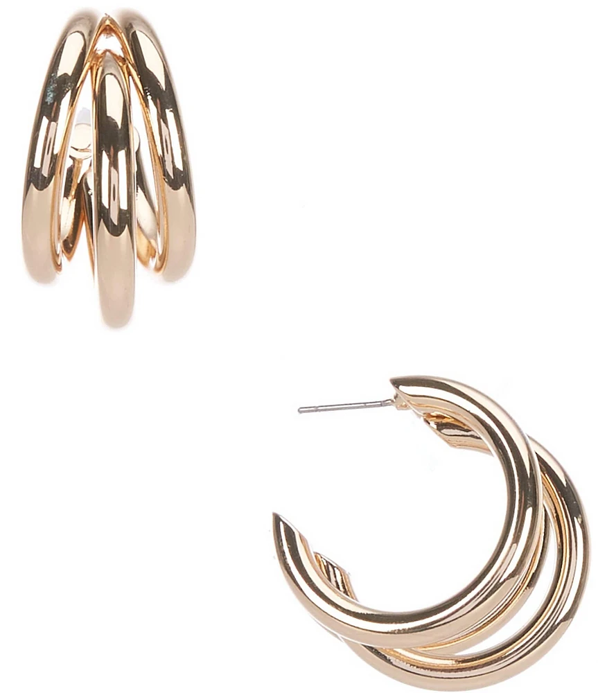 Anna & Ava Triple Wire Hoop Earrings