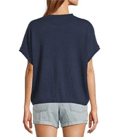 Anna & Ava U.S.A Script Cropped Pullover