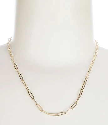 Anna & Ava Waterproof Delicate Paperclip Chain Necklace