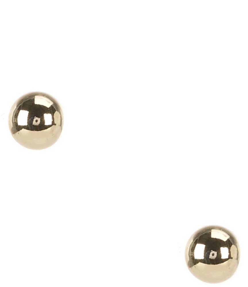 Anna & Ava Waterproof Gold Ball Stud Earrings
