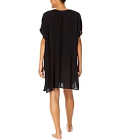 Anne Cole Easy Crinkle Rayon Tunic Swim Cover-Up