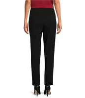 Anne Klein Anne Stretch Hollywood Waist Straight Leg Front Seam Ankle Length Coordinating Pant