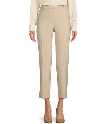 Anne Klein Anne Stretch Side Pocket Coordinating Straight Leg Ankle Length Pants