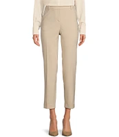 Anne Klein Anne Stretch Side Pocket Coordinating Straight Leg Ankle Length Pants