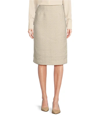 Anne Klein Coordinating Boucle Skimmer Skirt