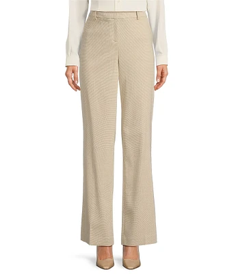 Anne Klein Crossdye Fly Front Slash Pocket Trousers