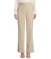 Anne Klein Crossdye Fly Front Slash Pocket Trousers