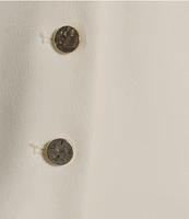 Anne Klein Heavy Urban Stretch Button Front Vest