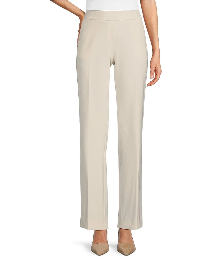 Anne Klein Liberty Stretch Pull On Flat Front Trousers
