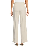 Anne Klein Liberty Stretch Pull On Flat Front Trousers