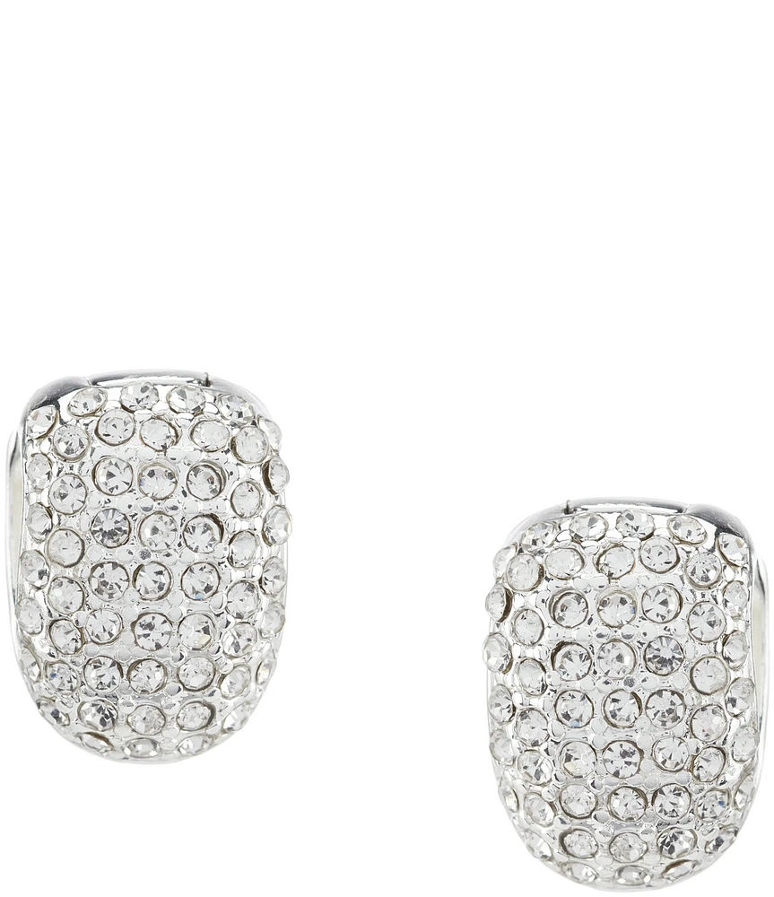 Anne Klein Pave Clip-On Earrings