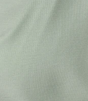Anne Klein Plus Size Round Neck Pleated Cap Sleeve Top