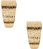 Anne Klein Textured Clip-On Hoop Earrings