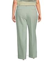 Anne Klein Plus Size Urban Wide Leg Stretch Pull On Pants