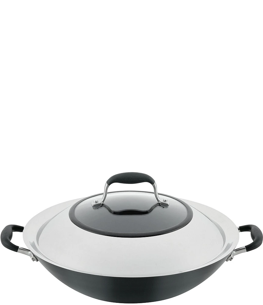 Anolon Advanced Home Hard-Anodized Nonstick Wok with Side Handles