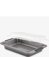 Anolon Advanced Nonstick Covered Cake Pan with Silicone Grips