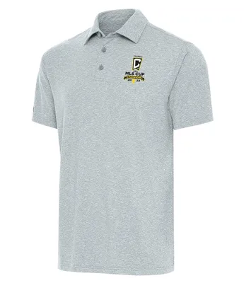 Antigua Columbus Crew 2023 MLS Cup Champions Par 3 Short Sleeve Polo Shirt