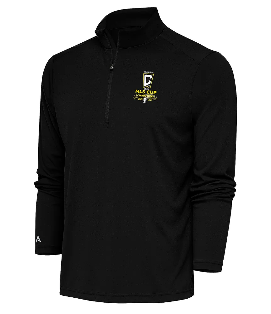 Antigua Columbus Crew 2023 MLS Cup Champions Tribute Quarter-Zip Pullover