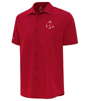 Antigua MLB American League Activate Short Sleeve Woven Shirt