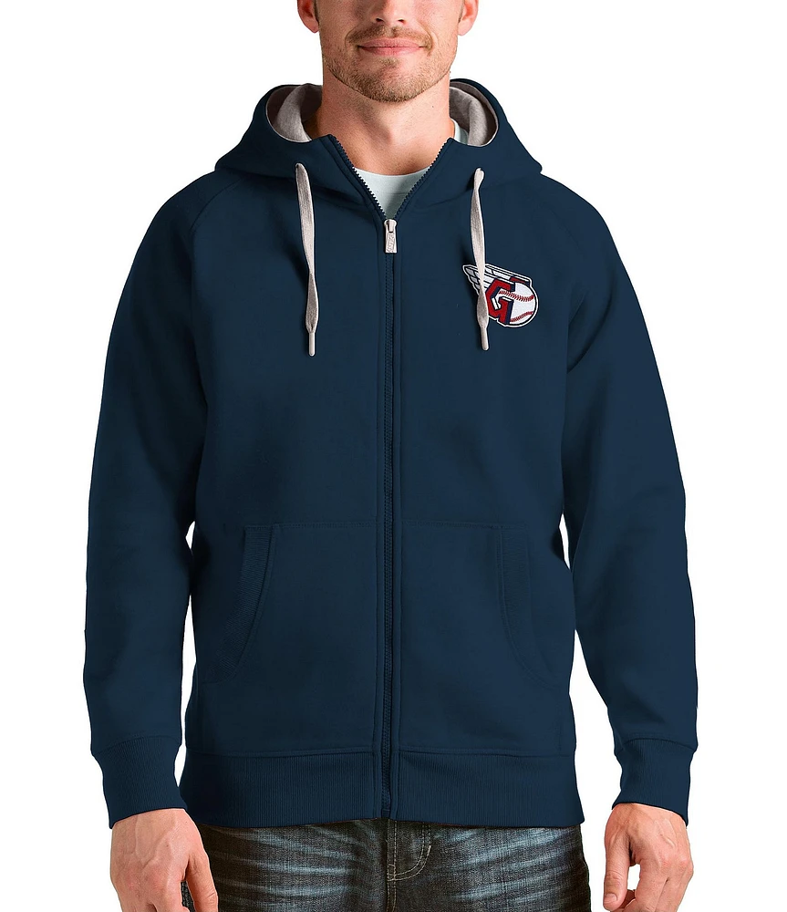 Antigua MLB Cleveland Guardians Full-Zip Hoodie