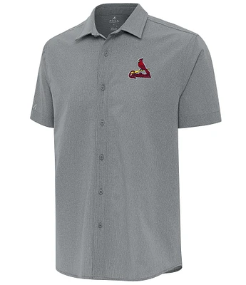 Antigua MLB National League Activate Short Sleeve Woven Shirt