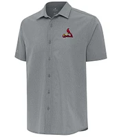 Antigua MLB National League Activate Short Sleeve Woven Shirt