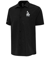 Antigua MLB National League Activate Short Sleeve Woven Shirt