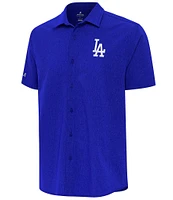 Antigua MLB National League Activate Short Sleeve Woven Shirt