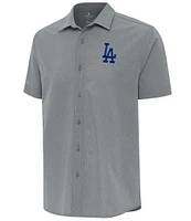 Antigua MLB National League Activate Short Sleeve Woven Shirt