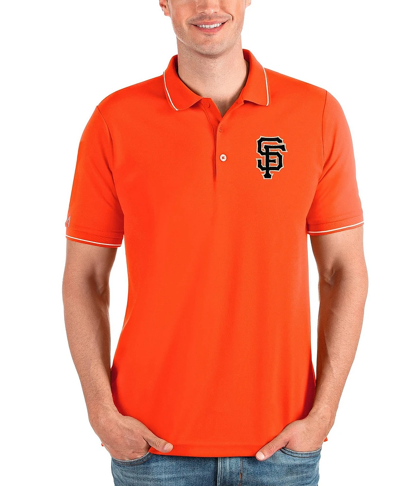 Antigua MLB National League Affluent Short-Sleeve Polo Shirt