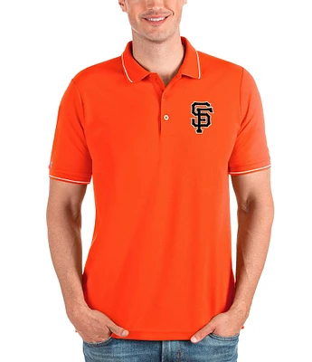 Antigua MLB National League Affluent Short-Sleeve Polo Shirt