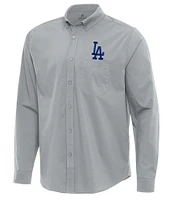 Antigua MLB National League Flight Long Sleeve Woven Shirt