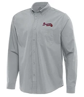 Antigua MLB National League Flight Long Sleeve Woven Shirt