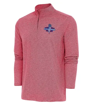 Antigua MLB Texas Rangers 2023 World Series Hunk Quarter-Pullover